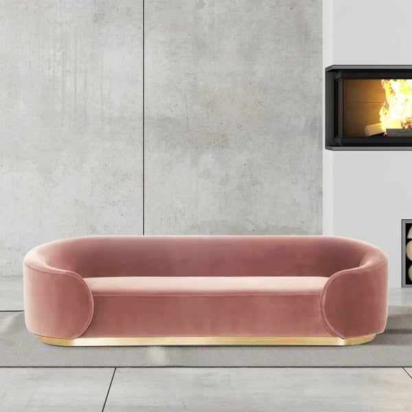 Aanpasbare grootte Moderne ontwerp stijl fluweel sofa set met sectioneel bekleding 4