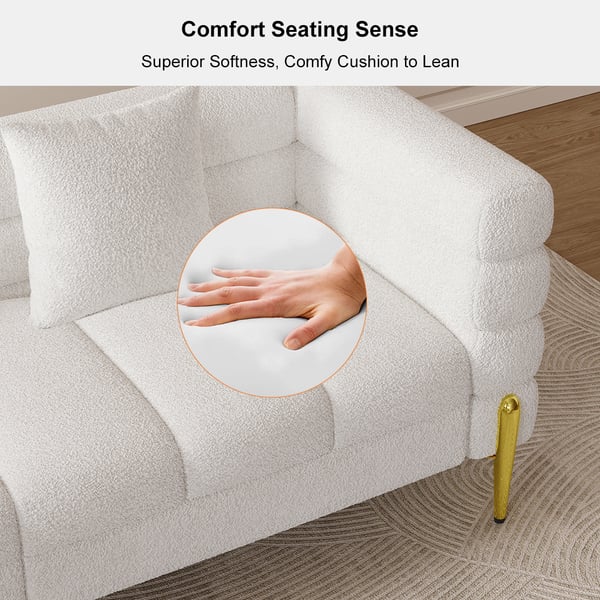 Luxe woonkamer Sofa Set Stof Fluweel Sofas Moderne sectioneel dekbed Divan Recliner 7