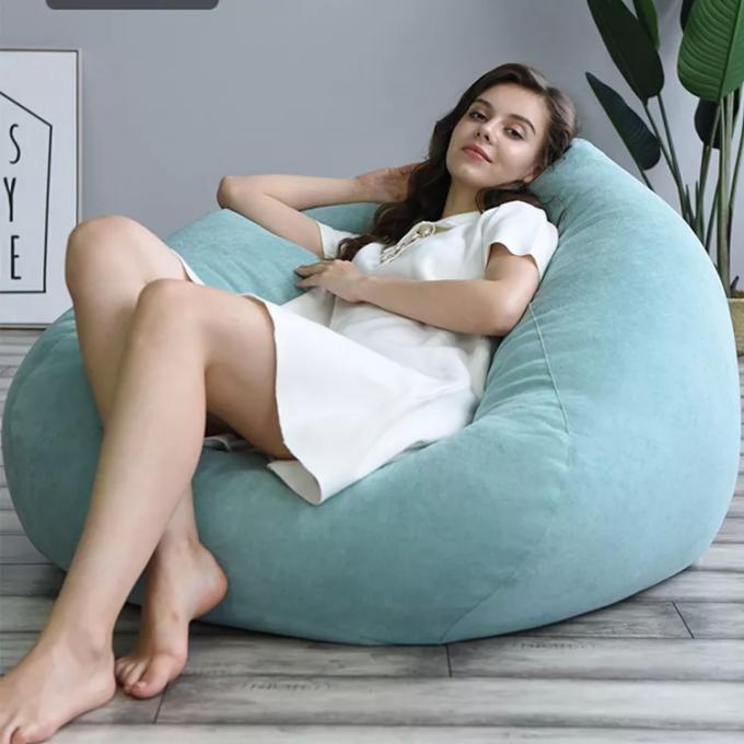Buiten 7ft Giant Bean Bag Lounge Chair Soft Faux Fur Stof EPS vul 17