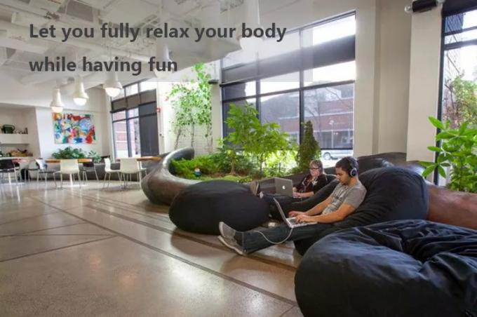 Buiten 7ft Giant Bean Bag Lounge Chair Soft Faux Fur Stof EPS vul 18