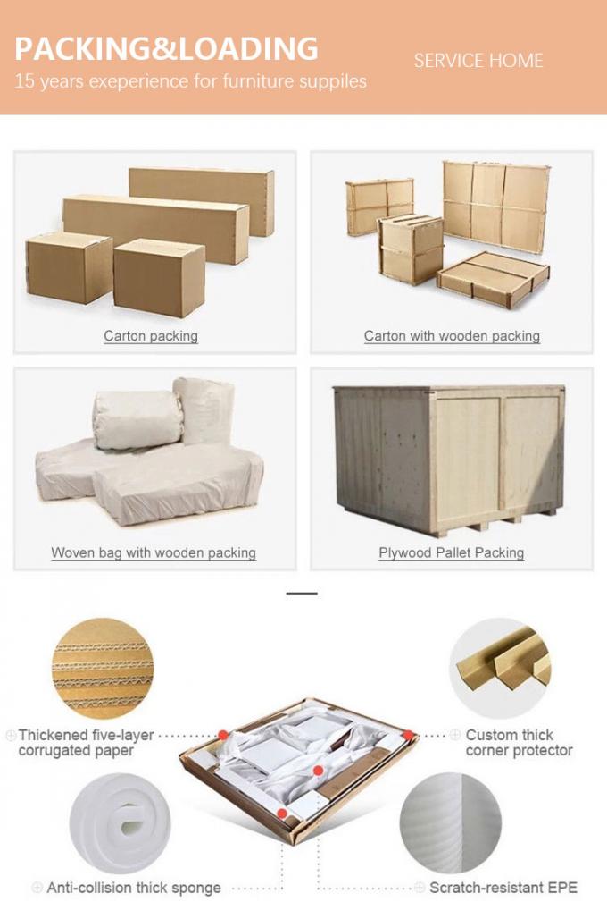 Woonkamermeubilair Convertible sofa Bed Loveseat Slaapstoel Stoffenbedekking 10