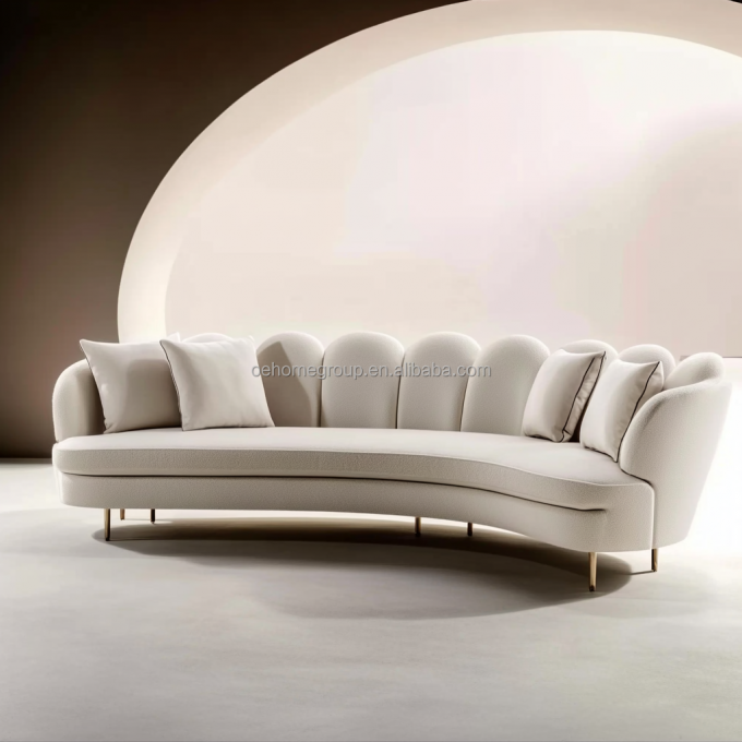 SCHUIM Vulling Materiaal Luxe Woonkamer Stof Sofa Fluweel Bekleding Hoekbank Voor Thuis Hotel En Eindontwerp 6