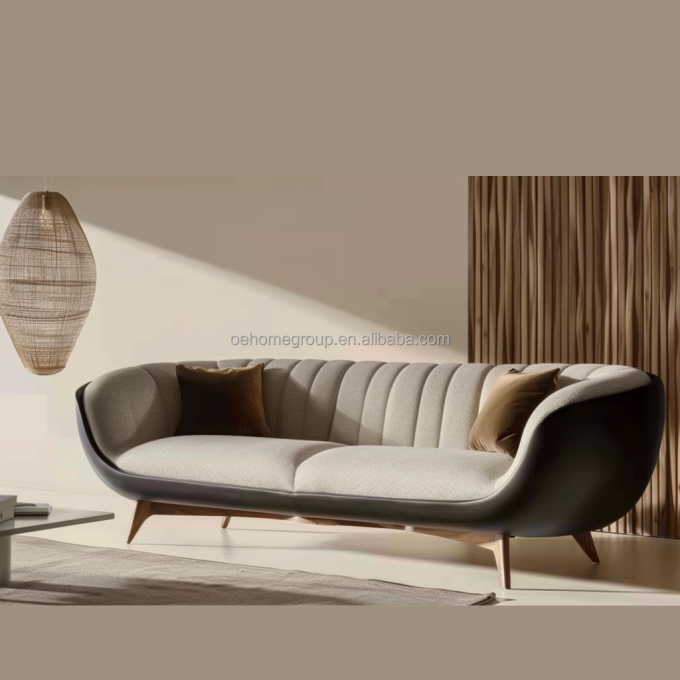 Moderne gepoleerde 2 3 zitplaatsen sofa licht luxe woonkamer lounge loveseat banken lederen bank set meubels 1