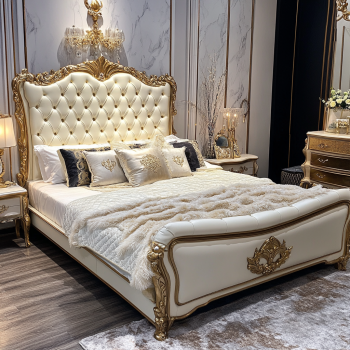 Huis Slaapkamer Meubelen King Size Modern Design Luxe Tweepersoonsbedden met maat 7