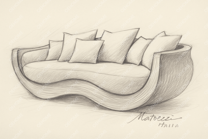 Gebogen Tuinmeubelen Woonkamer Houten Sofaset Met Modern Design En Aanpasbare Opties 1