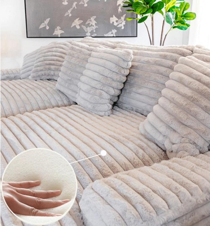 Modern Corduroy Stof Chaise Lounge Loveseat Sofa Set Door-to-Door Cinema Slaap voor hedendaagse woonkamer 7