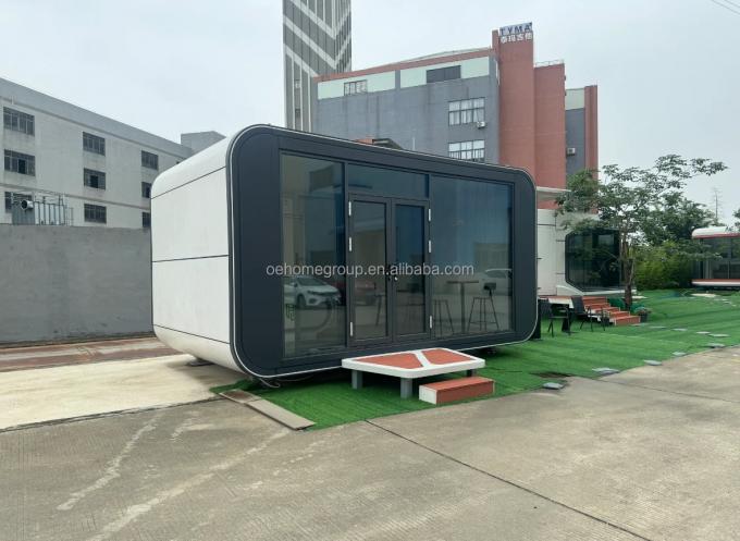 Intelligent System Outdoor Camping Cabin House Mobile Home Space Prefabricated Room Space Capsule 14