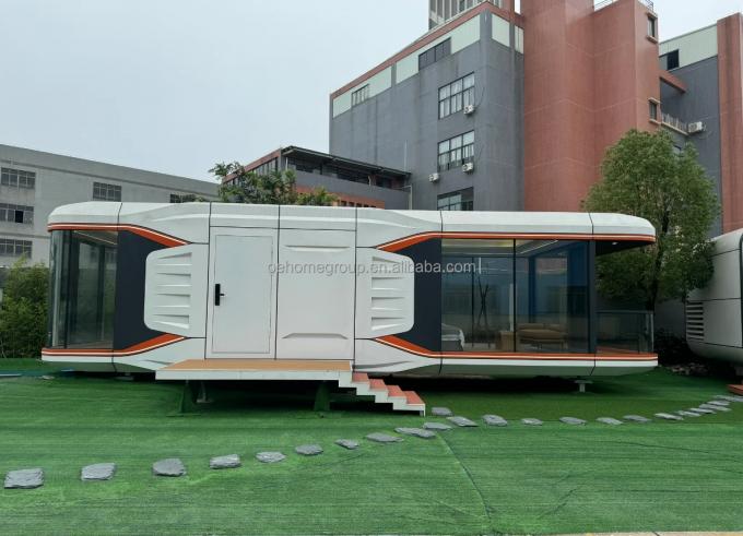 Intelligent System Outdoor Camping Cabin House Mobile Home Space Prefabricated Room Space Capsule 17