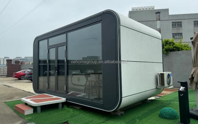 Intelligent System Outdoor Camping Cabin House Mobile Home Space Prefabricated Room Space Capsule 20