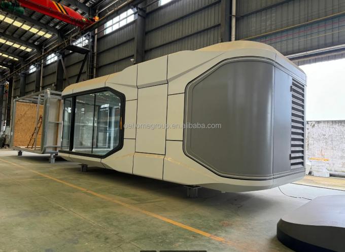 Intelligent System Outdoor Camping Cabin House Mobile Home Space Prefabricated Room Space Capsule 19