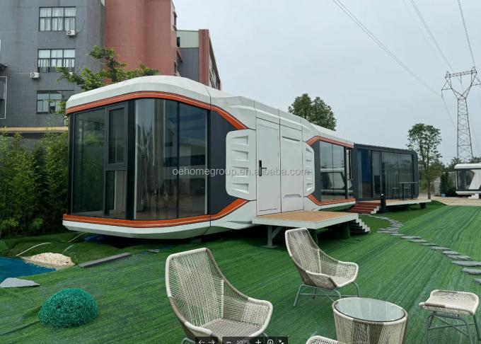 Intelligent System Outdoor Camping Cabin House Mobile Home Space Prefabricated Room Space Capsule 22