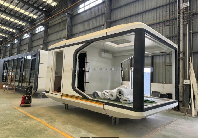 Intelligent System Outdoor Camping Cabin House Mobile Home Space Prefabricated Room Space Capsule 23