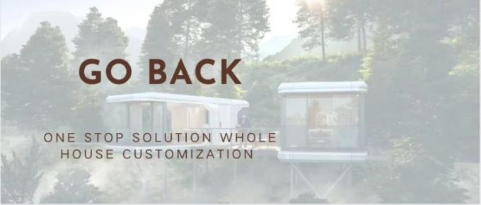 Intelligent System Outdoor Camping Cabin House Mobile Home Space Prefabricated Room Space Capsule 34