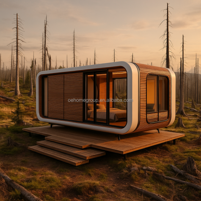 Spanje Hotel Ruimtecapsule Huis 5 sterren Staalgebouwen Ruimtecapsule Containerhuizen Commercieel Huis Ruimtecapsule 2