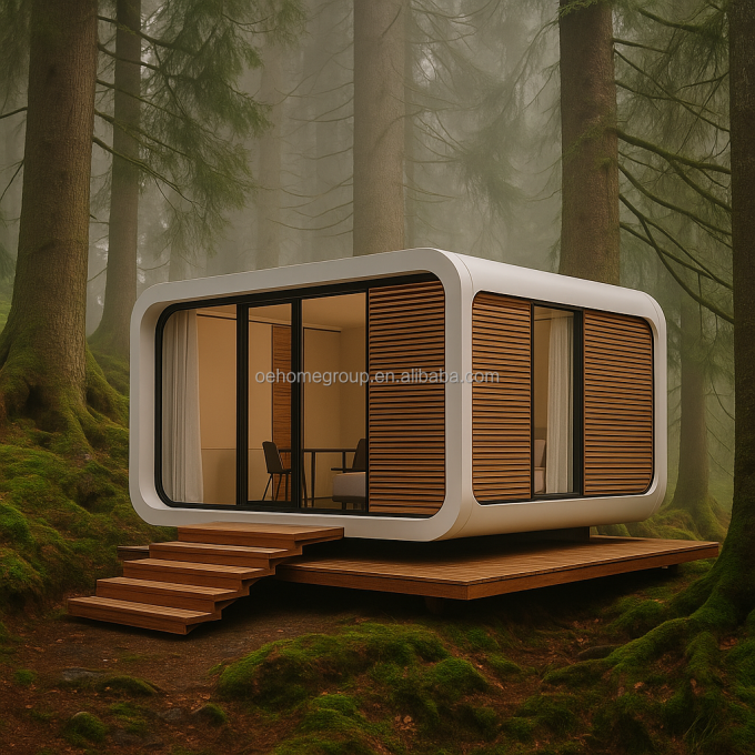 Spanje Hotel Ruimtecapsule Huis 5 sterren Staalgebouwen Ruimtecapsule Containerhuizen Commercieel Huis Ruimtecapsule 4
