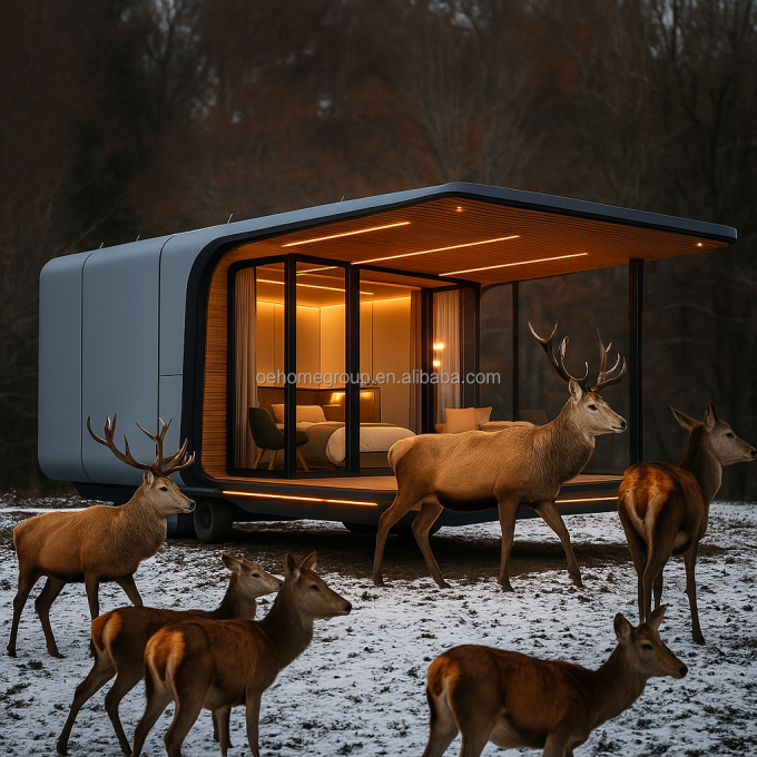Spanje Hotel Ruimtecapsule Huis 5 sterren Staalgebouwen Ruimtecapsule Containerhuizen Commercieel Huis Ruimtecapsule 6