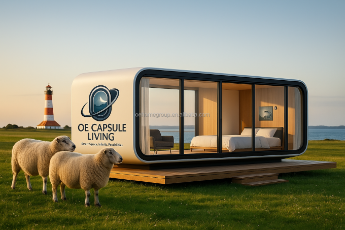Luxe 20ft Modern Shipping Container Huis Kleine Residentie Prefab Steel Structure Voor Hotels Villa's Appartement Ruimte 4