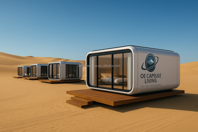 Luxe Prefabricated Modular Houses Holiday Resort Hotel Winddicht Apple Cabin Capsule House 3
