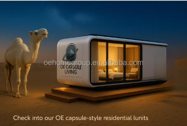 Luxe Prefabricated Modular Houses Holiday Resort Hotel Winddicht Apple Cabin Capsule House 7