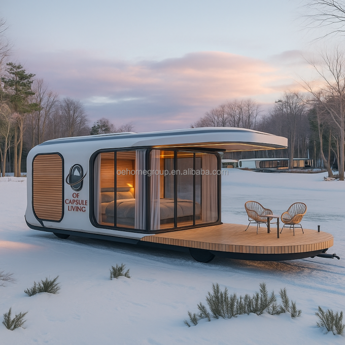 Huis Slapen Hotel Containerhuis Natuur Resort Geprefabriceerde Staalconstructie Voor Families 3