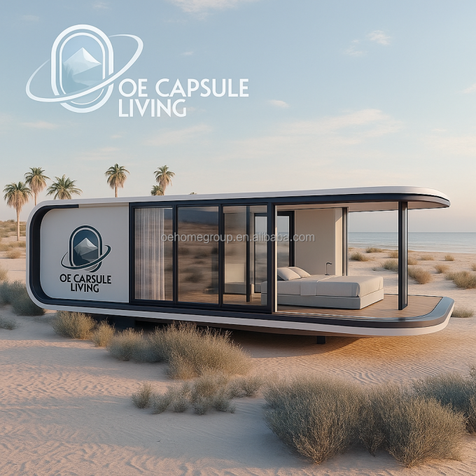 Huis Slapen Hotel Containerhuis Natuur Resort Geprefabriceerde Staalconstructie Voor Families 4