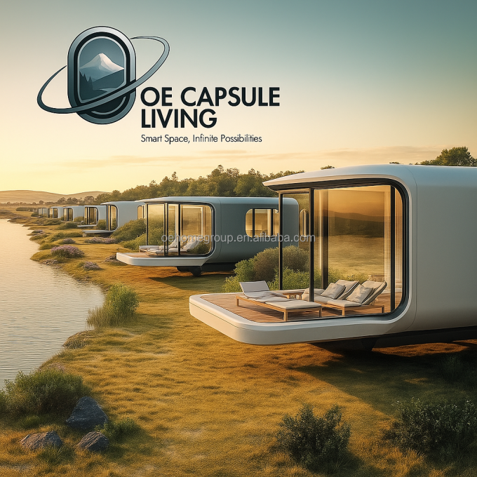 Huis Slapen Hotel Containerhuis Natuur Resort Geprefabriceerde Staalconstructie Voor Families 6