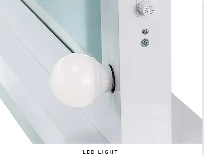 Touchscreen Metalen Frame 14 Lampen Make-up Spiegel met Lichten Led Vanity Spiegel 10