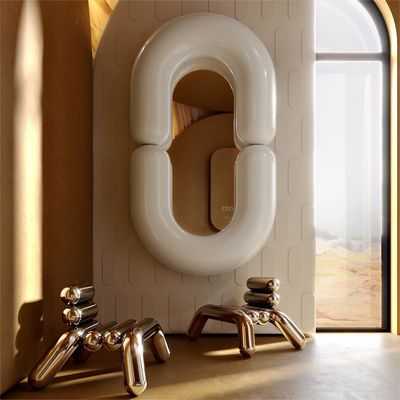 Ovale badkamer Led Wand Volle lengte Spiegel Hangend Vanity Hoog Spiegel