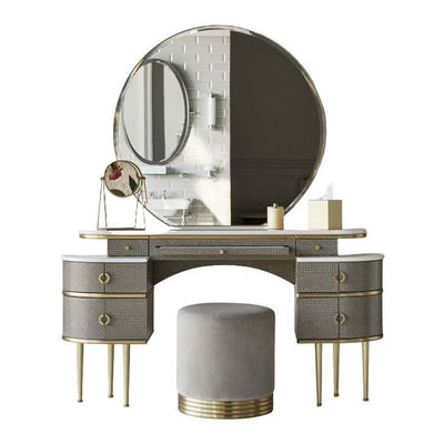 MDF verlichte hoek vanity set staande kleedkamer