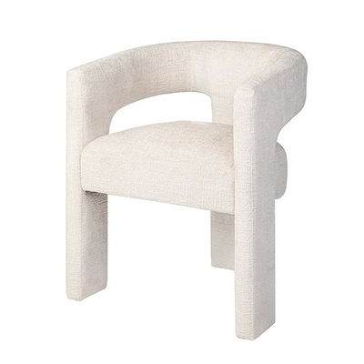 Eco-vriendelijke houten witte Sherpa Accent Chair voor eetkamer