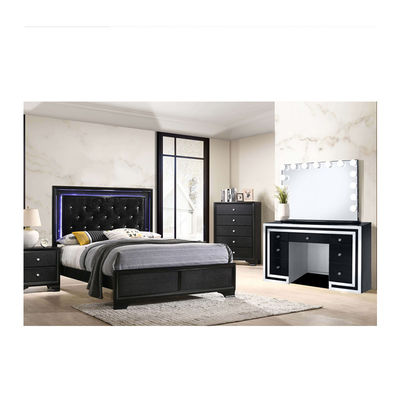 Moderne gepoleerde platform bed koningin koning full size ODM