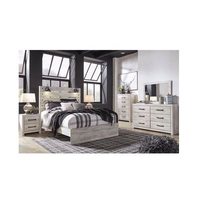 Hout Meester Slaapkamermeubilair Gepolsterd Platform Bed