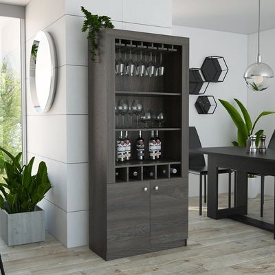 Luxe hoek wijnkast voor woonkamer Bar Keuken Display Glas Moderne meubels