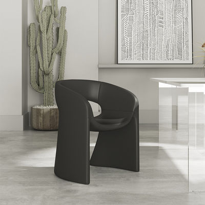 Witte Zwarte Hout Celeste fauteuil sofa Voor kantoor eetkamer