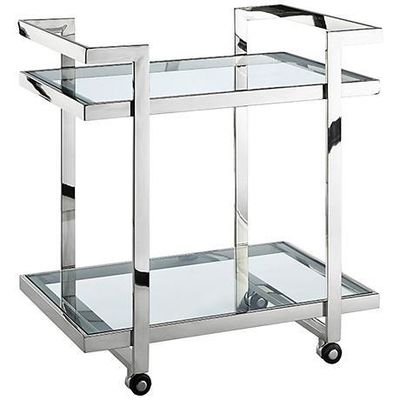 Minimalistisch barkarretje op wielen voor drankappartement