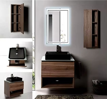 Kleine 42 inch toilet gootsteen eenheid garderobe ijdelheid en wasbak combo