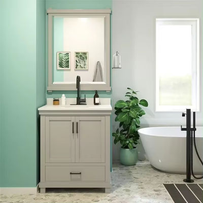 Wandmontage badkamer vanity eenheden gootstenen en kasten MDF multiplex