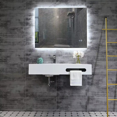 ODM Wandgehangen 36 Inch Badkamer Vanity Hoek Basin Eenheid