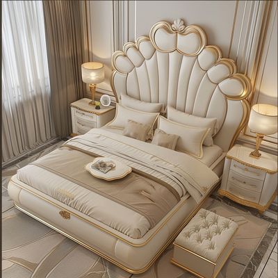 Huis Slaapkamer Meubelen King Size Modern Design Luxe Tweepersoonsbedden met maat