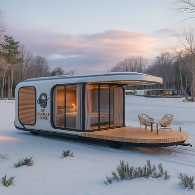 Volledig geassembleerde prefab huizen maatwerk klein prefab huis voor wachtkamer prefab huis kit