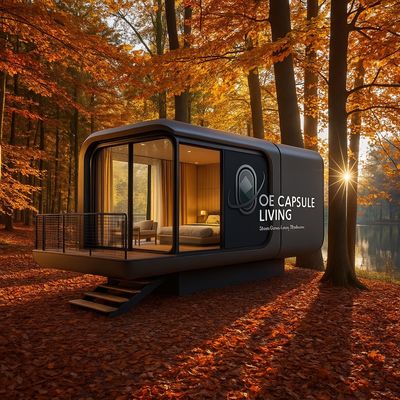 Luxe Prefabricated Modular Houses Holiday Resort Hotel Winddicht Apple Cabin Capsule House