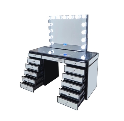 Dressing Table Spiegel Make-up Artist Table Moderne slaapkamer opslag Make-up Vanity Table