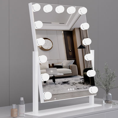 Op maat gemaakte 10x Vanity verlicht Hollywood Spiegels Draaiende kom.