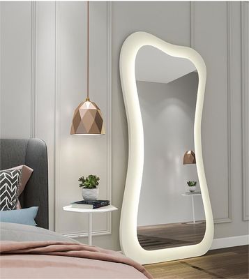 Hollywood staande volledige lengte Xl vloer spiegel met led licht 71x32