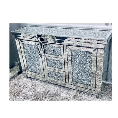 Custom Crystal Mirrored Buffet Moderne design meubels voor een modern en verfijnd huis