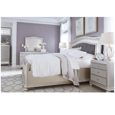 MDF metalen platform bed 5 stuk slaapkamer sets Queen King grootte