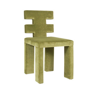 Moderne Green Velvet Accent Eetstoelen voor Restaurant ODM