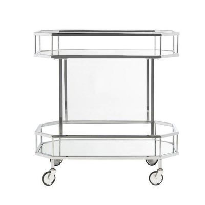Huwelijk Catering minimalist Bar Serving Cart Metalen Glas Thee Wijn Serving Trolley