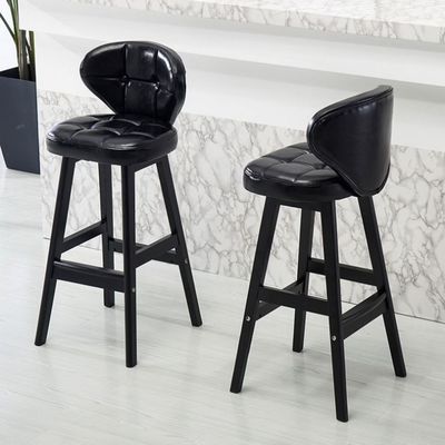 Verbeter je bar met deze moderne en elegante PU kruk in synthetisch leer