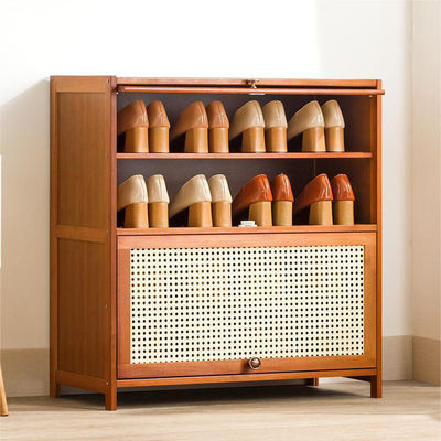 Moderne houten schoenenkast Rack opslag organisator 5 Tier
